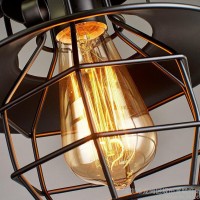 特价LOFT复古工业风酒吧台咖啡餐厅灯具创意铁艺个性鸟笼防爆吊灯